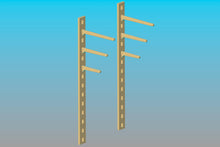 Load image into Gallery viewer, Ply Wall Rack Upright (pair)