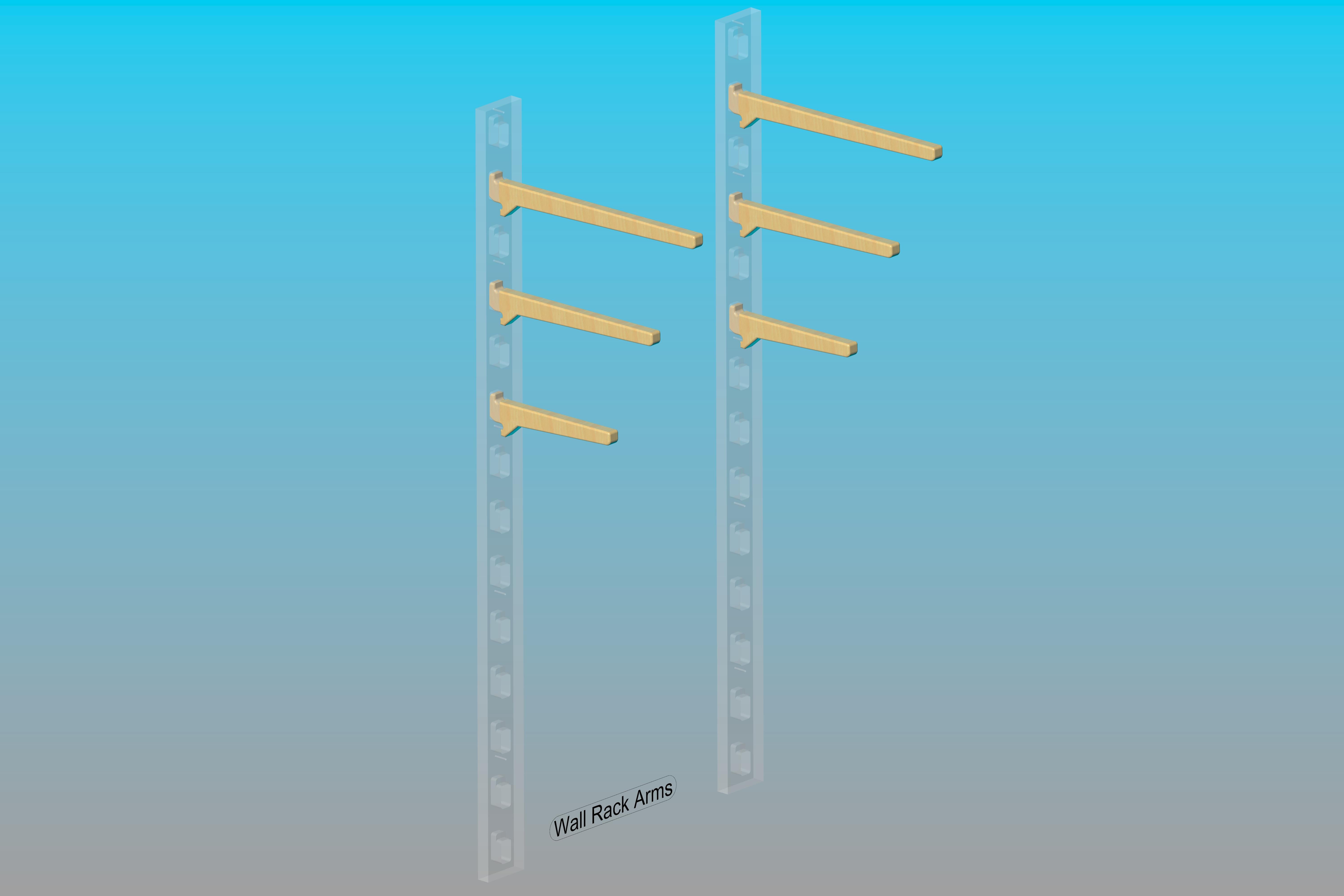 Ply Wall Rack Arm (pair) – ASP Ltd