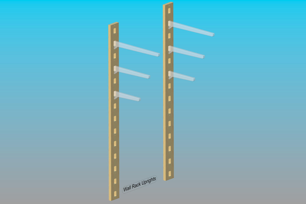 Ply Wall Rack Upright (pair)